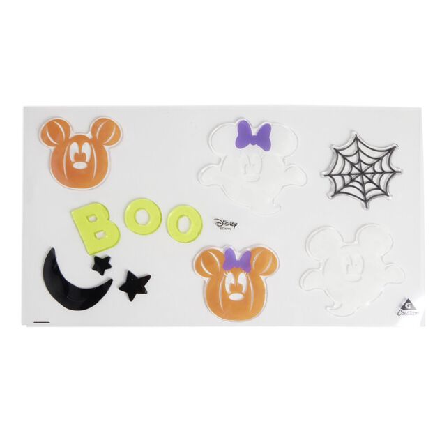 Stickers gel Disney Halloween Minnie et Mickey