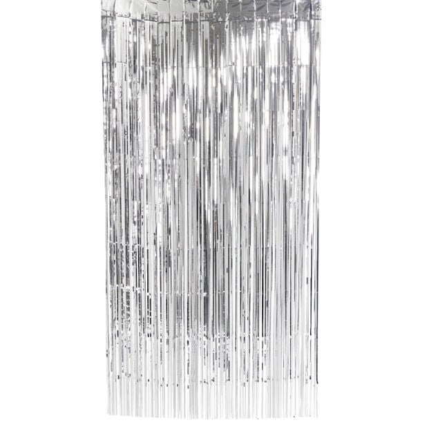 Rideau de porte anniversaire aluminium th&egrave;me nuit 1x2m