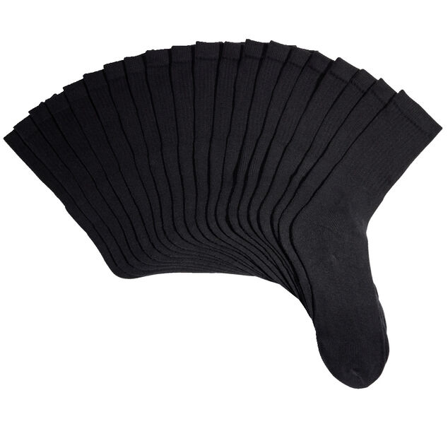 Lot de 10 paires de chaussettes pour homme T43/46 noires