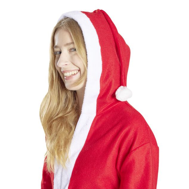 Combinaison de père noël mixte avec capuche Taille S/M