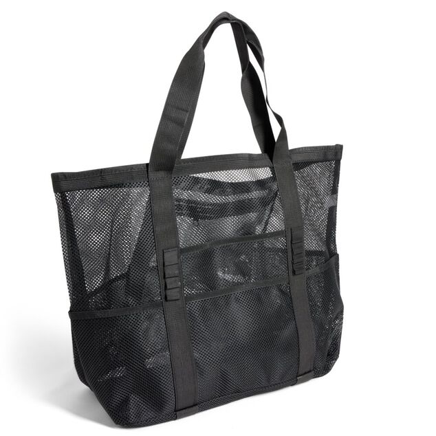 Sac de plage multi-compartiments polyester L58x23,5xH39cm - 3 coloris