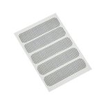 Lot de 15 stickers de r&eacute;paration pour moustiquaire 1,5x6cm