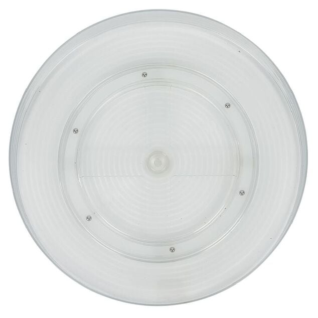 Plateau rotatif en plastique transparent - &Oslash;29,4xH4cm