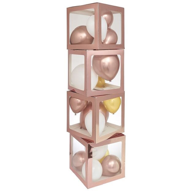 Cube &agrave; ballons 30x30x30cm