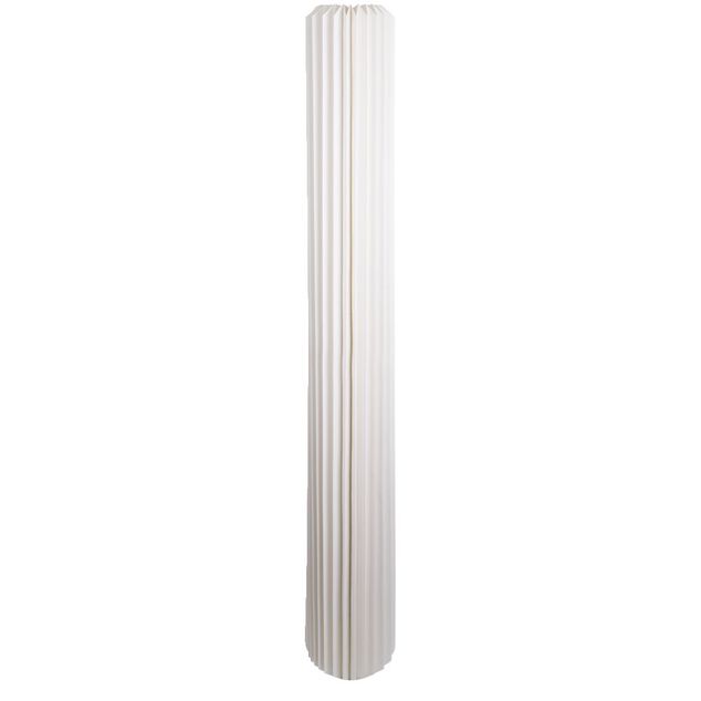 Lampadaire LED papier accord&eacute;on &Oslash;20xH141cm
