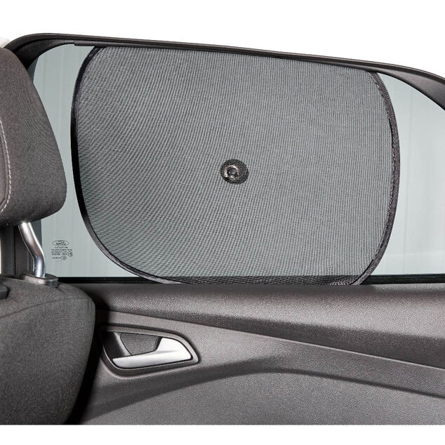 Pare soleil &agrave; ventouse noir x 2