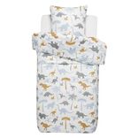 Parure de lit 1 personne avec taie d'oreiller