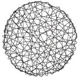 Set de table design filaire noir