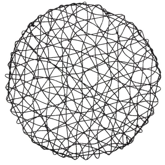 Set de table design filaire noir