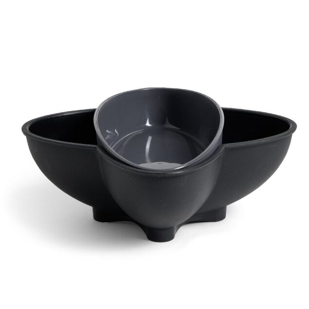 Bol ap&eacute;ritif avec poubelle gris