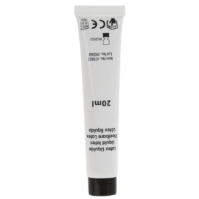 Latex liquide en tube  20 ml Halloween