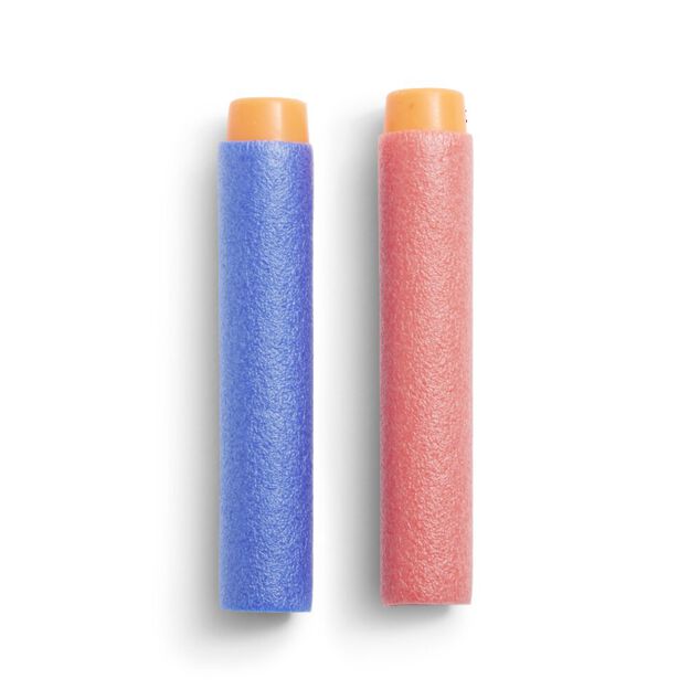 Lot de 100 fl&eacute;chettes en plastique &Oslash;7,2xL.1,3cm