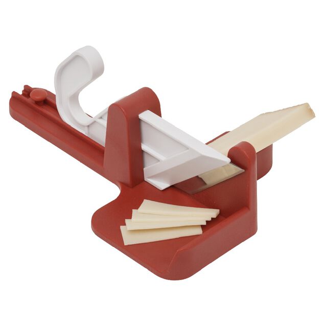 Trancheuse à saucisson rouge blanc