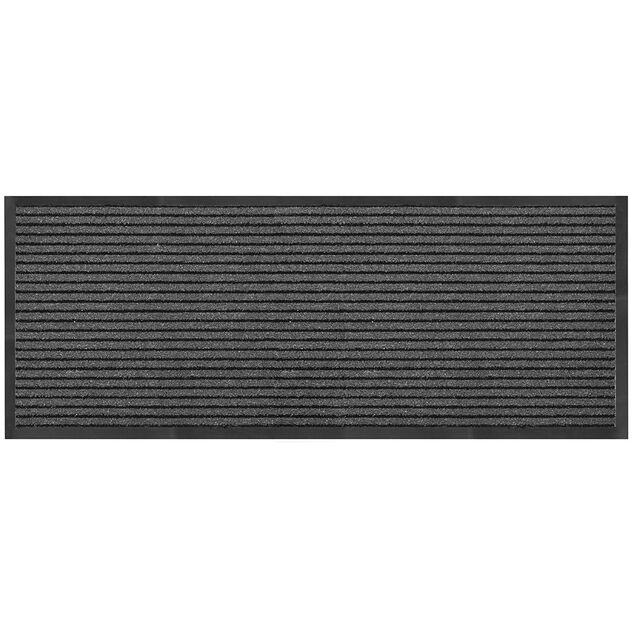Tapis antid&eacute;rapant grattant antipoussi&egrave;re absorbant gris 160x60cm