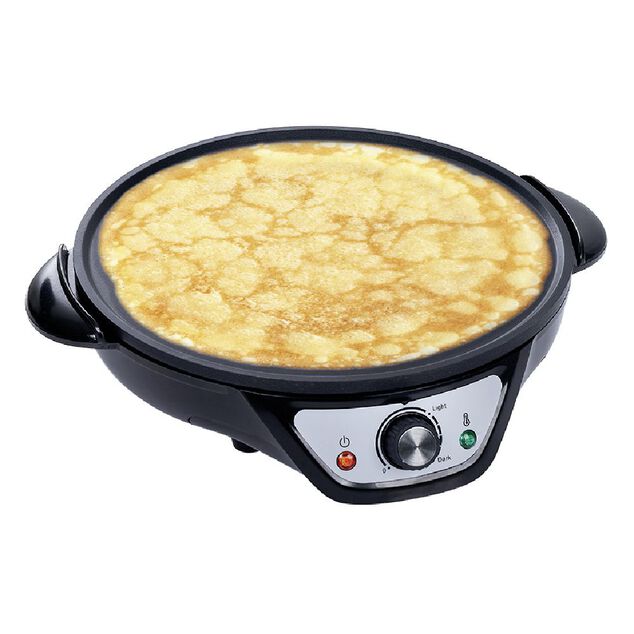 Crêpière en aluminium noir