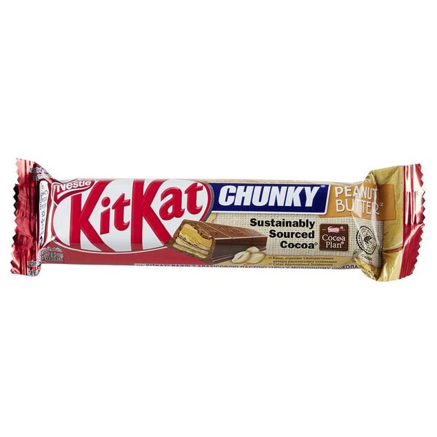 Barre chocolat&eacute;e Kit Kat chunky peanut butter Nestl&eacute; 42g