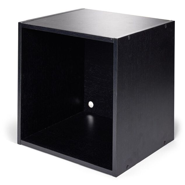 Structure Box Cube 1 case 35,2x30x35,2cm bois noir