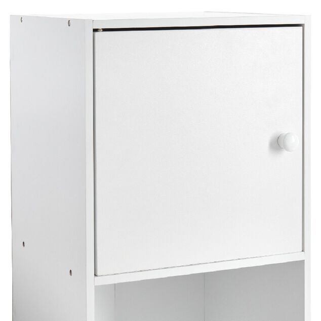 Porte Box Cube bois blanc