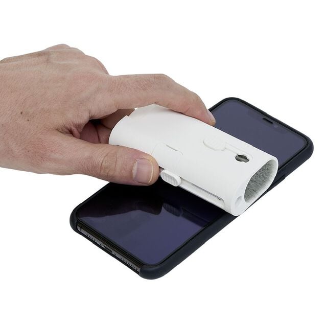 Brosse nettoyage 5en1 pour t&eacute;l&eacute;phone et multim&eacute;dia