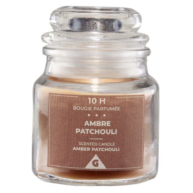 Bougie parfum&eacute;e dans bonbonni&egrave;re (8 mod&egrave;les)
