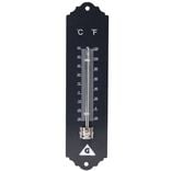 Thermom&egrave;tre en m&eacute;tal vert H20 cm