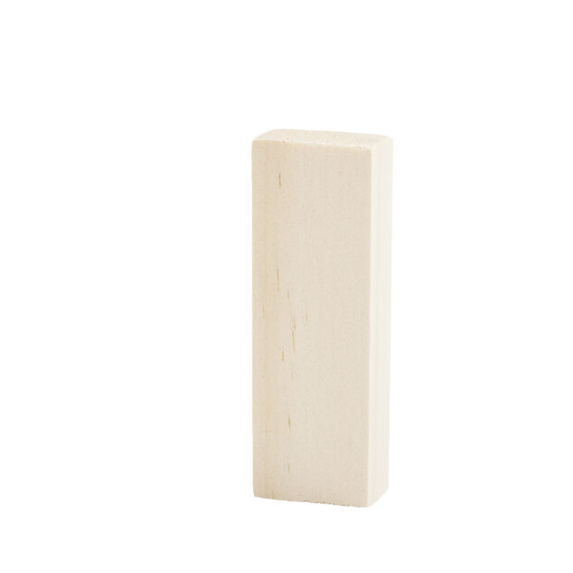 Bloc de construction tour en bois 7,5x7,5xH24cm (48 pièces)