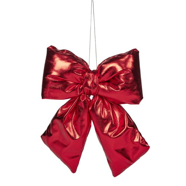Noeud de No&euml;l iris&eacute; &agrave; suspendre H14cm (3 mod&egrave;les)