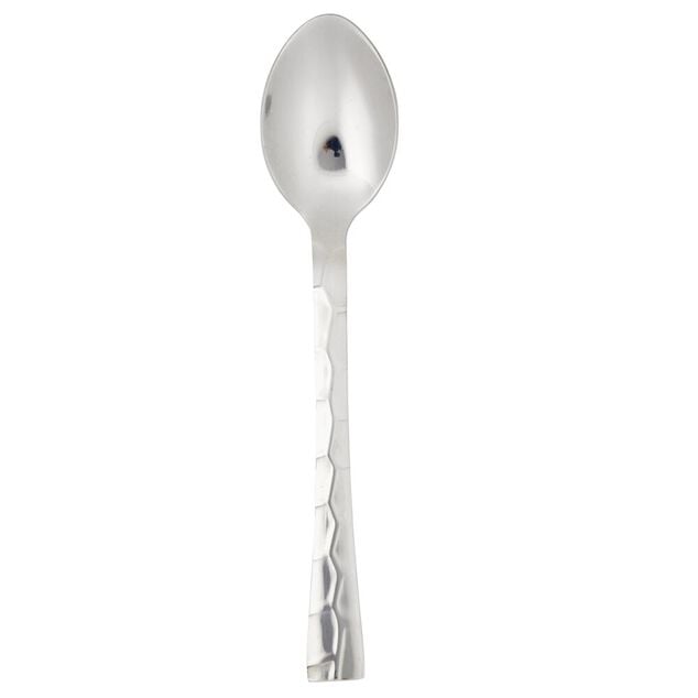 Cuill&egrave;re &agrave; caf&eacute; inox L15,5cm manche acier facette