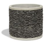 Pot ciment effet parement ardoise &Oslash;44cm