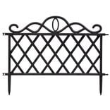 Bordure de jardin noire x5