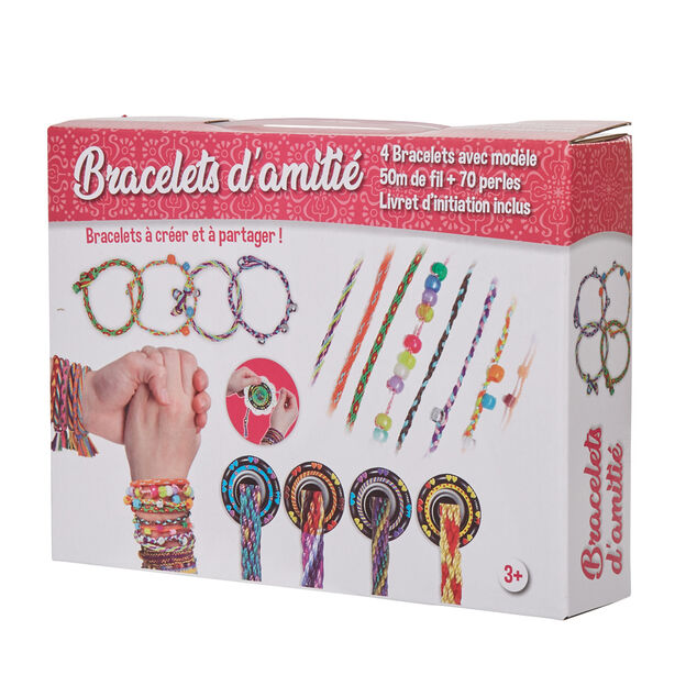 Kit cr&eacute;ation bracelet d'amiti&eacute; x 4