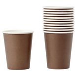 Gobelet en carton taupe 25 cl x12