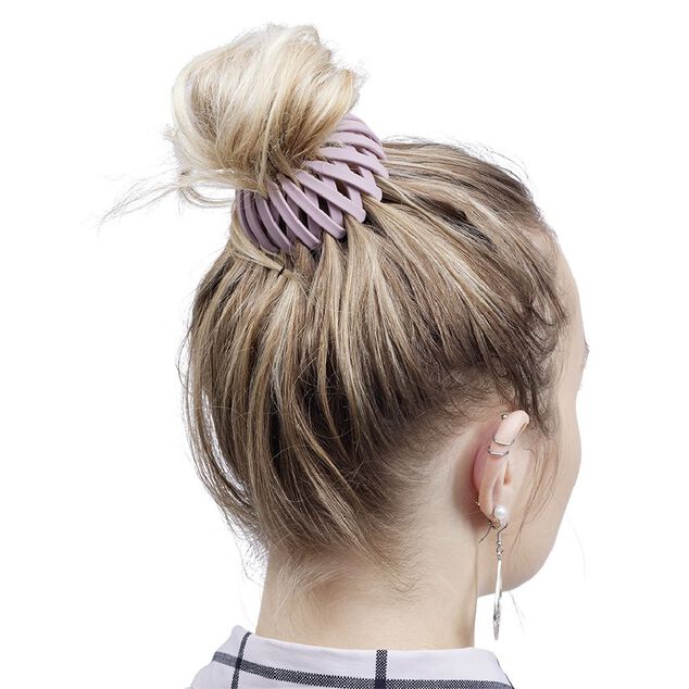 Pince à cheveux nid d'oiseau extensible