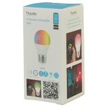 Ampoule LED connect&eacute;e couleurs changeantes E27 40 W