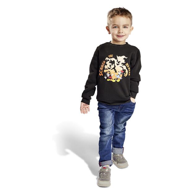 Pull enfant Disney Halloween Mickey phosphorescent 7/10ans