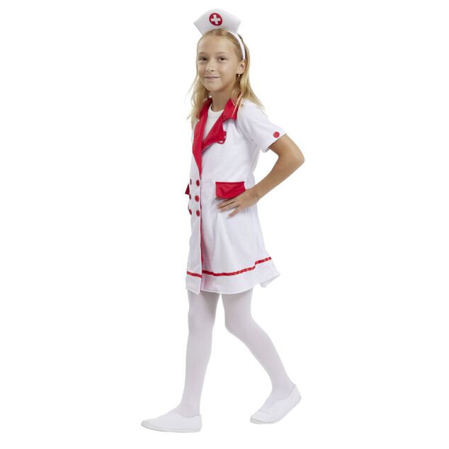 D&eacute;guisement enfant infirmi&egrave;re robe et serre-t&ecirc;te 7/10ans
