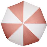 Parasol de plage Funky blanc et corail &Oslash;160xH195cm