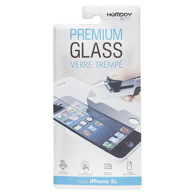 Verre tremp&eacute; pour Iphone 5c