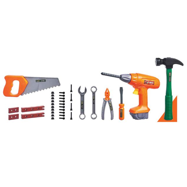 Caisse &agrave; outil en plastique 36 pi&egrave;ces