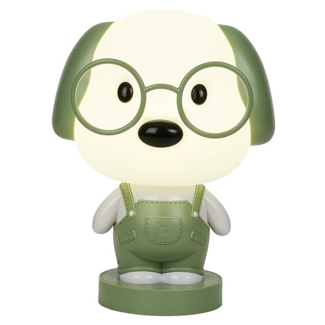 Lampe USB enfant forme chien vert