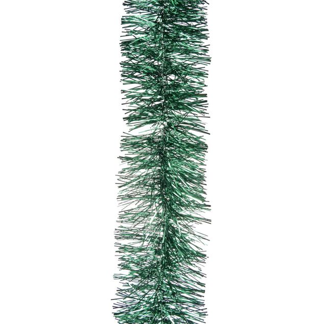 Guirlande de No&euml;l touffue verte L400cm