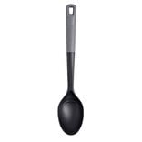 Cuill&egrave;re &agrave; servir en plastique noir et gris L.33,5cm