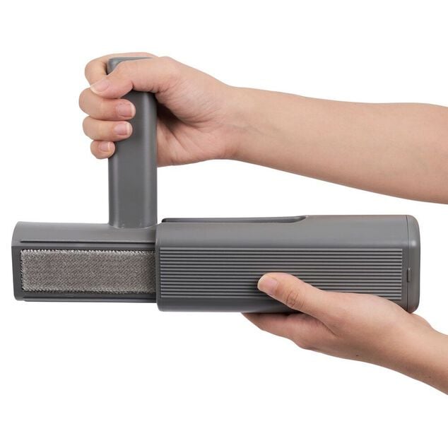 Brosse de nettoyage attrape-poils 2en1