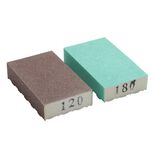 Éponge à poncer x2 L11,5x6,8xH5cm