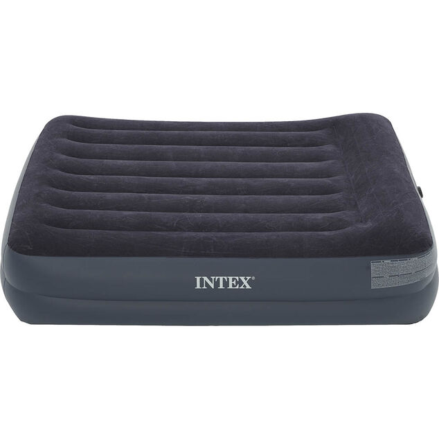 Matelas lit gonflable 2 personnes Intex bleu marine 203x152xH42cm