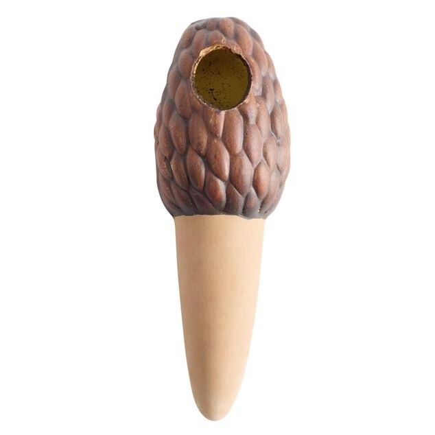 Goutteur arrosage plante figurine terre cuite &Oslash;5xH15cm (4 mod&egrave;les)