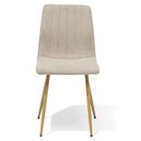 Chaise Joseph grise 54x45xH89cm x2