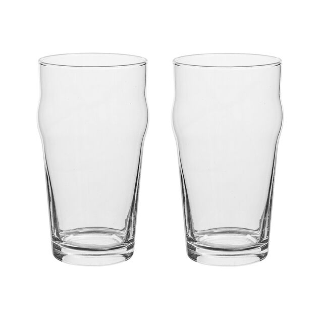Verre bi&egrave;re nonix format pinte x 2