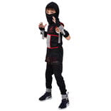 D&eacute;guisement Ninja noir et rouge 11/14 ans
