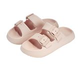 Sandales enfant 2 brides plastique rose 34/35